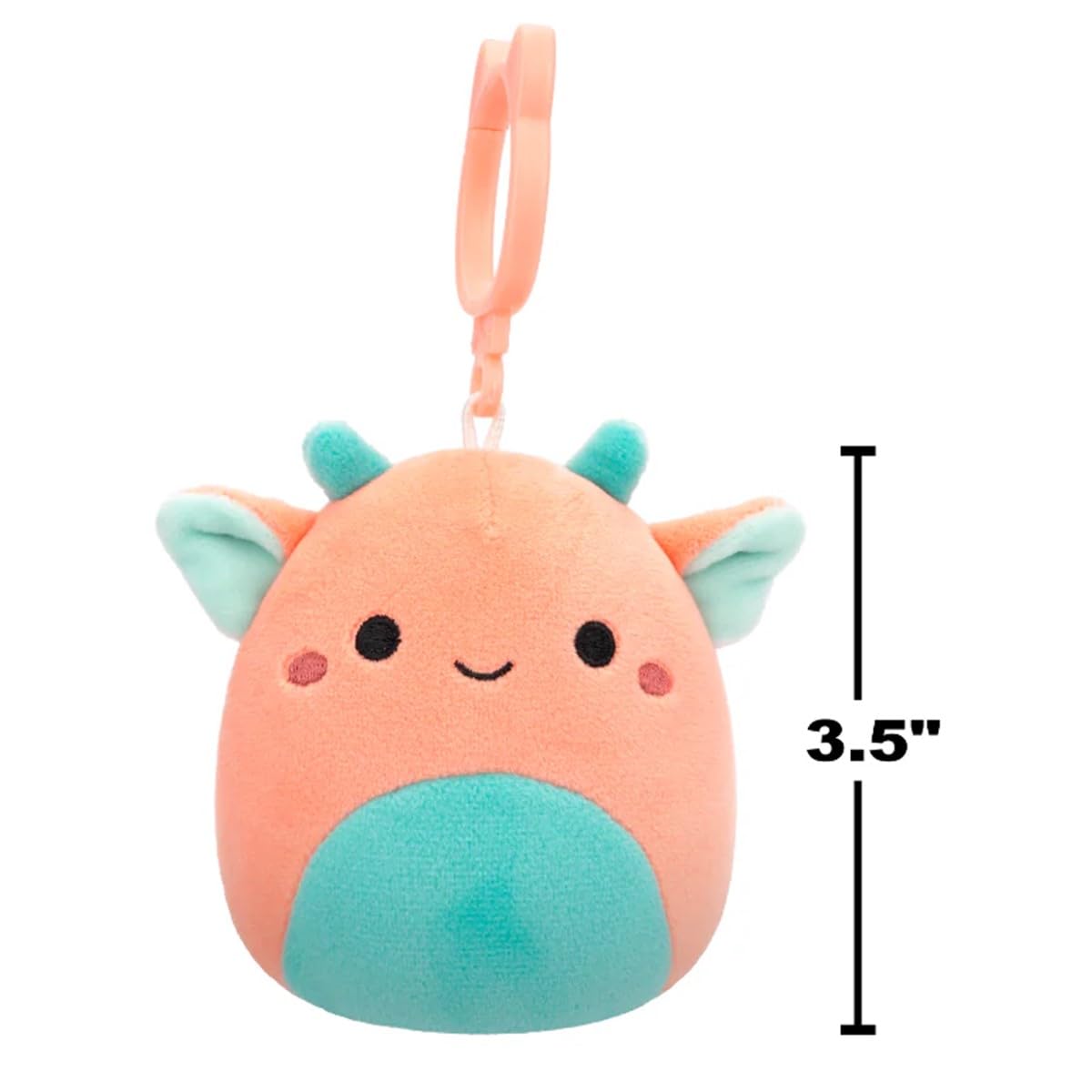 Squishmallows 3.5in Mini Clip-On - Chitra, Multicolor, 8.5 cm - Image 3