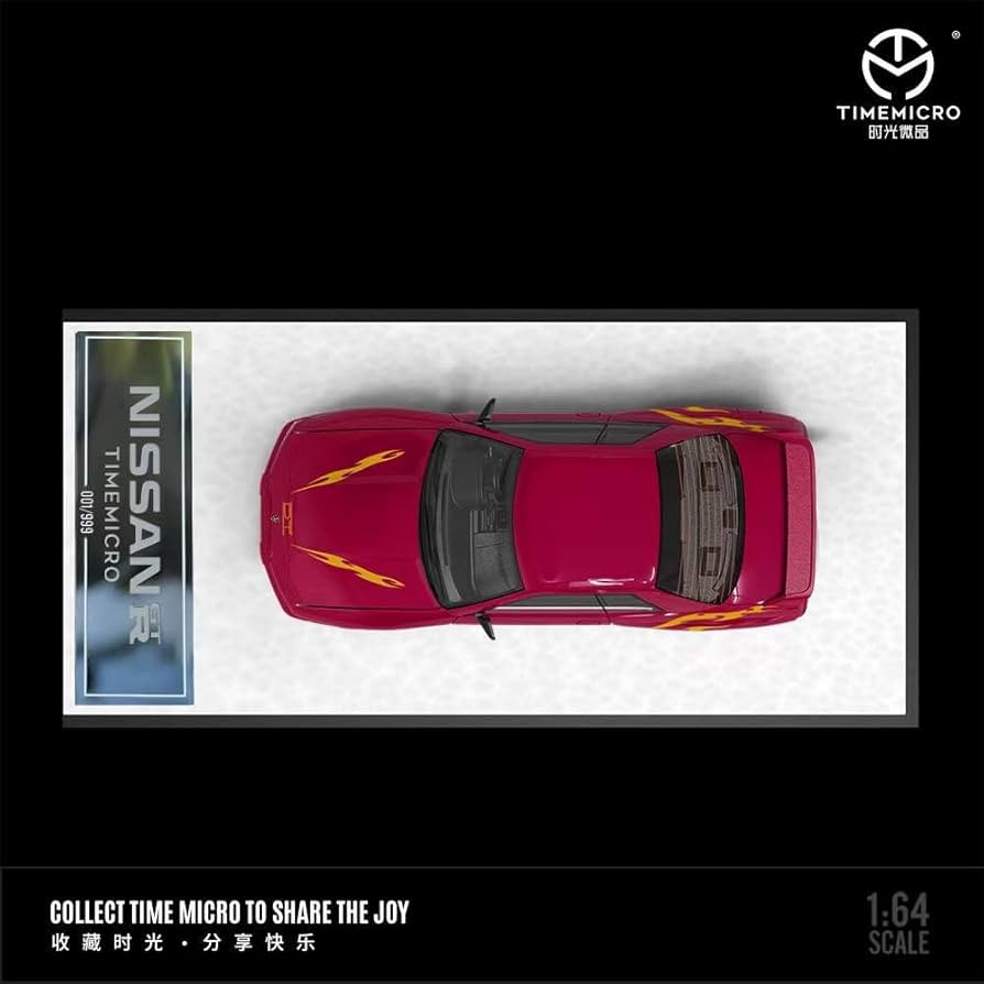timemicro 日産　gtr ワイルドスピード TimeMicro 1/64 日産GTR ワイルド・スピード仕様 フィギュア付き