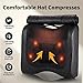 Back Massager with Heat, Electric Massager for Neck and Lower Back, 3D Kneading Massage Pillow for Back, Shoulder and Legs Pain Relief, Stress Relax at Home, Office, and Car, Gifts for Mom, Dad