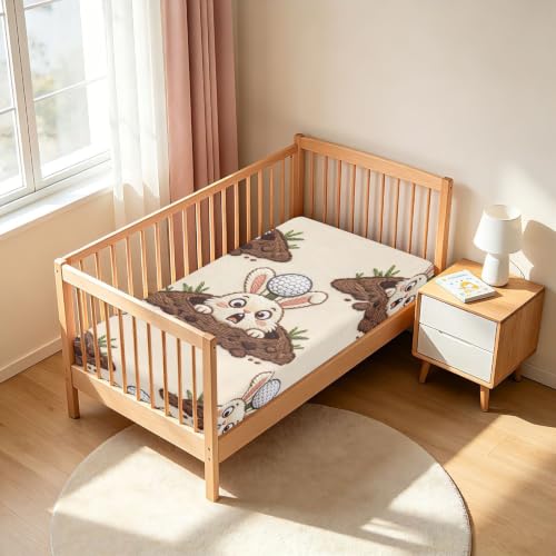 Draps de lit imperméables anti-fuites pour matelas de berceau 132x71cm