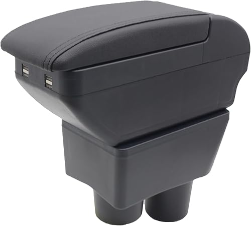 Caja de reposabrazos para Nissan Almera Versa 2016-2019, caja de almacenamiento central de automóvil, organizador interior de consolas centrales de