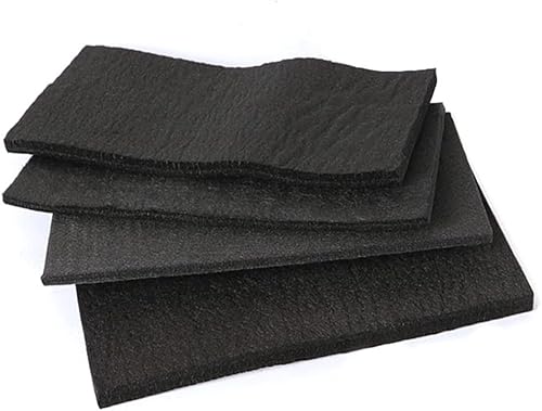 Miniatura 7 de Fieltro de grafito de alta temperatura de la manta protectora de soldadura longitud 3.937 in ancho 3.937 in, 6 piezas, espesor 0.079 in