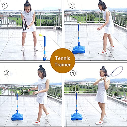 Ferramenta de treinamento de tênis para auxiliar de autotreinamento Jogador de rebote de tênis Equip
