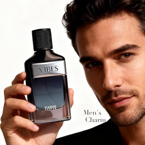 Image of A CENTER Vibes Men's Fresh Sage & Geranium Cologne 100ml Woody Seductive Eau de Parfum Premium Gift Fragrance