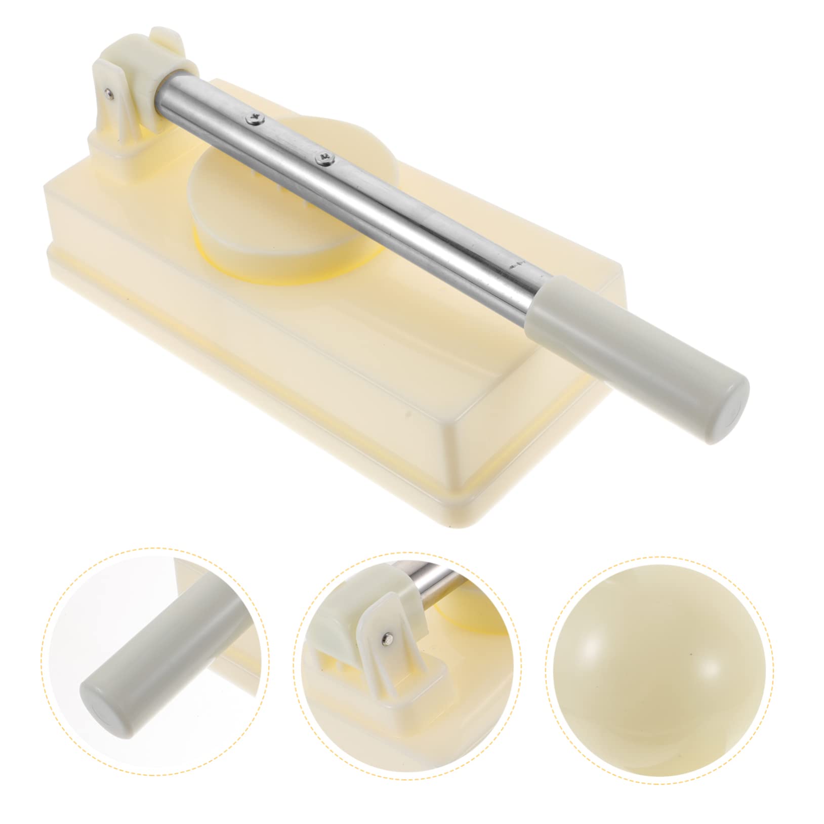 GRIRIW Dumpling Skin Presser Dumpling Maker Steamed Bun Mold Maker Efficient Dough Pressing Tool