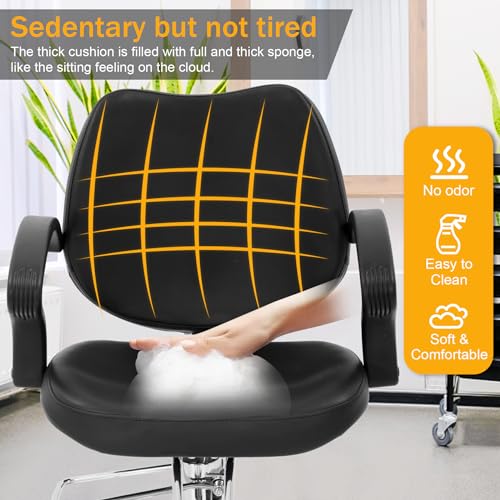 BLKMTY-Barber-Chair-Hydraulic-Salon-Chair-360-Swivel-Stylist-Chairs-Salon-Spa-Chairs-Hair-Stylist-Chair-for-Barbershop-Salon-Home-Beauty-Salon-Equipment-Max-Load-Weight-440-lbs-Black