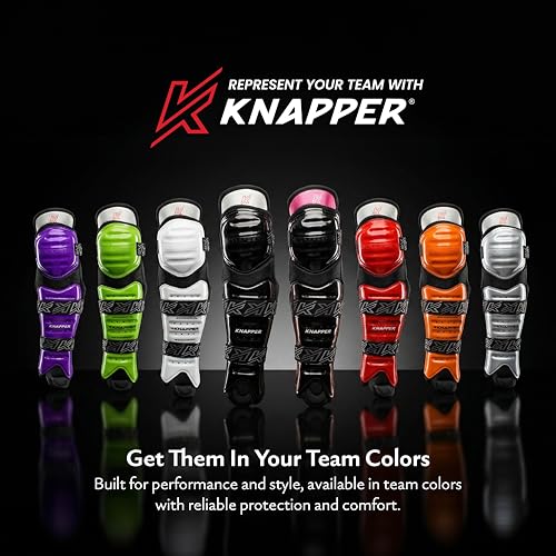 image for KNAPPER AK5 Ball Hockey Shin Guards – Pro-Level Protection for Indoo