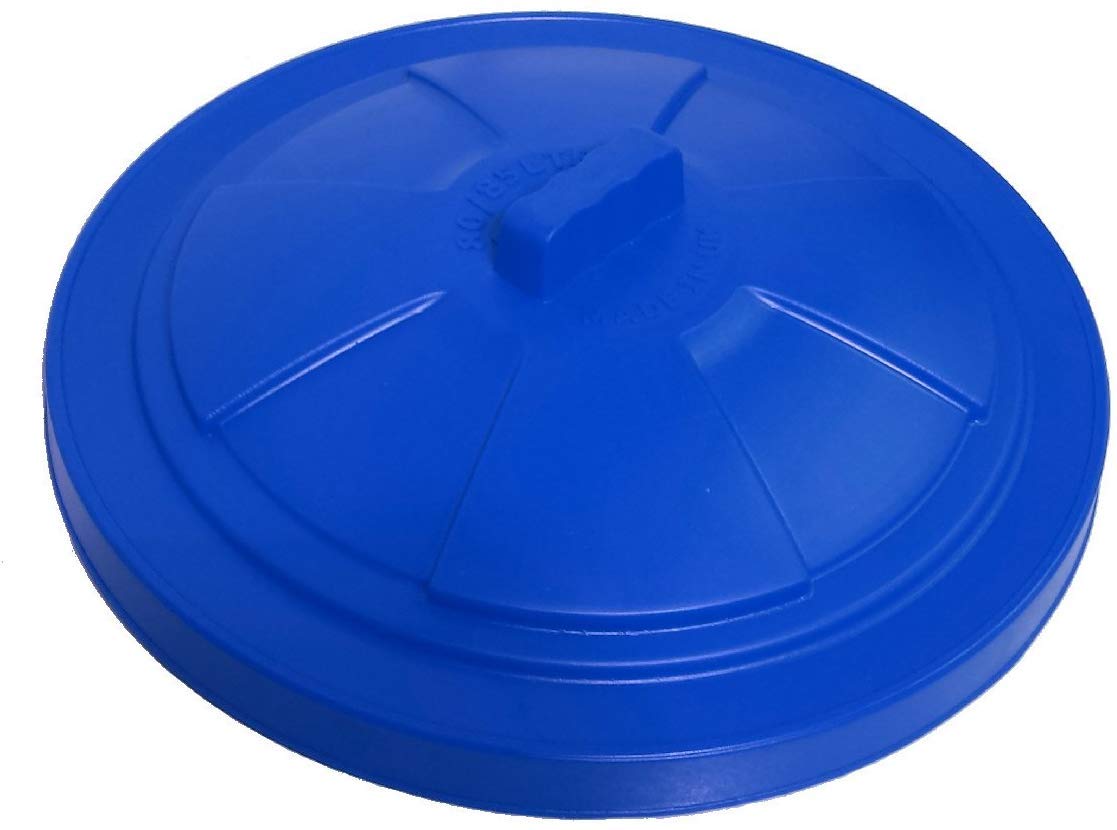 Srendi REPLACEMENT LID ONLY 80 85L Litre Bin For Garden Bins Dustbins UK Made (Blue)