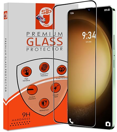 Image of STP FEEL Premium Tempered Glass Screen Protector Guard Compatible For Poco F6 5G (6.67 Inch, Pack of 1) | Edge to Edge Coverage With Easy to installation kit for Smartphone