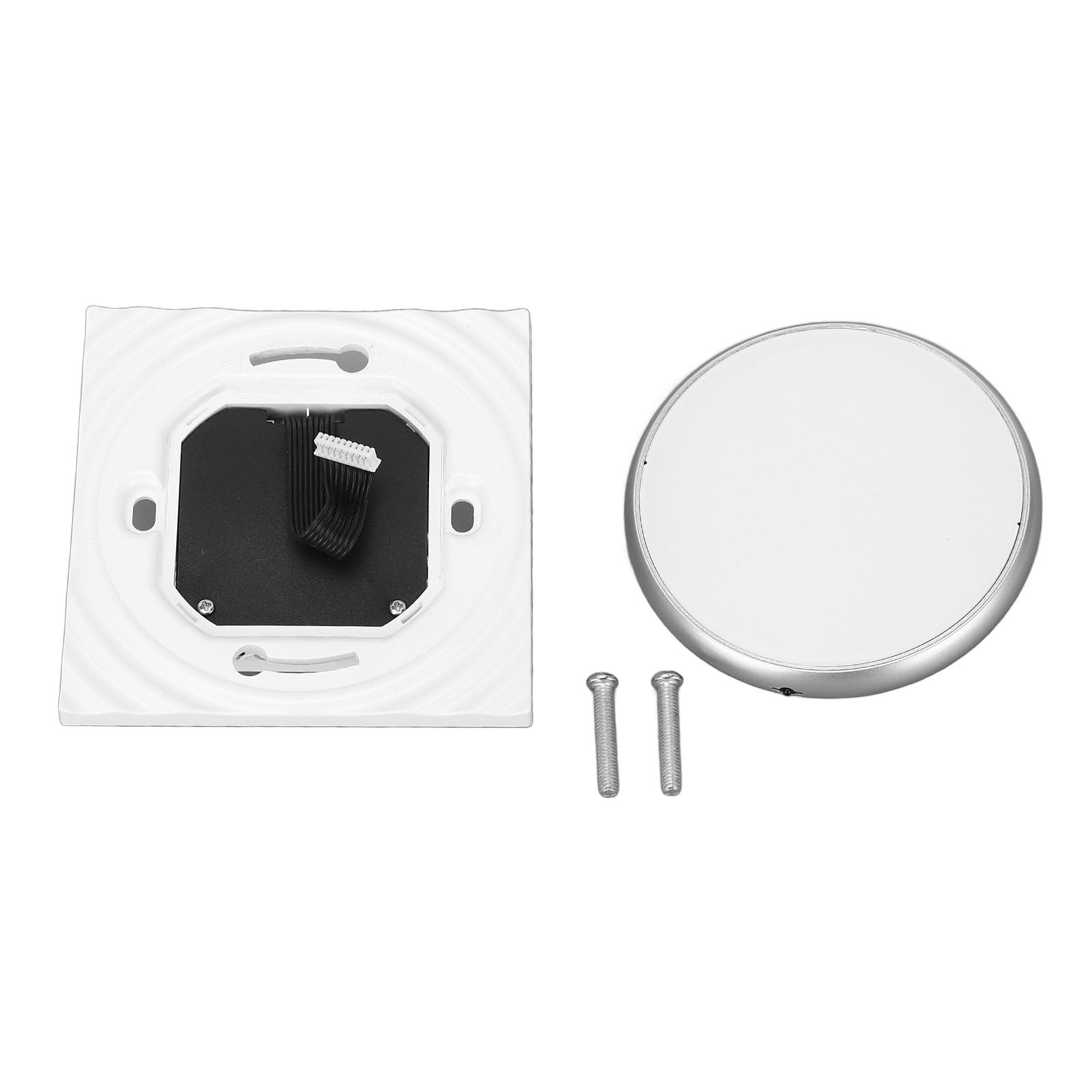 FTVOGUE Inteligentny Termostat Domowy, Programowalny Regulator Temperatury z Wyświetlaczem LED, Zakres Temperatur od 5 do 95°F dla Domowych Systemów Grzewczych (WHITE)