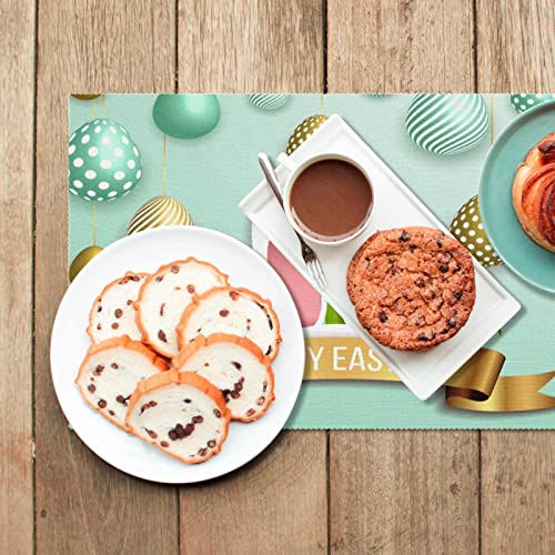 Sets de table lapin de Pâques résistants à la chaleur