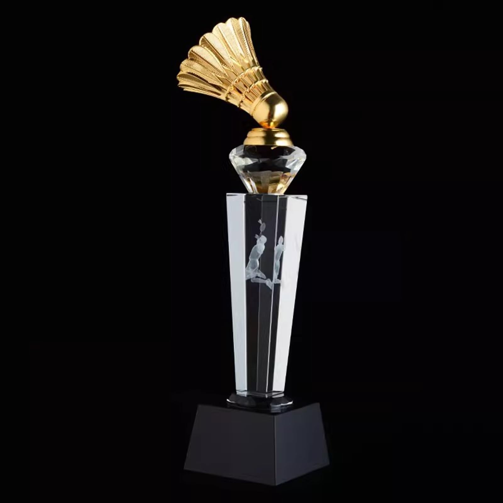 Coppa Trofeo Badminton, Premi in Metallo Personalizzati E Incisi per Tornei Sportivi - Premi per Cerimonie Atletiche, Riconoscimento MVP, Regalo Creativo(8 * 30cm)