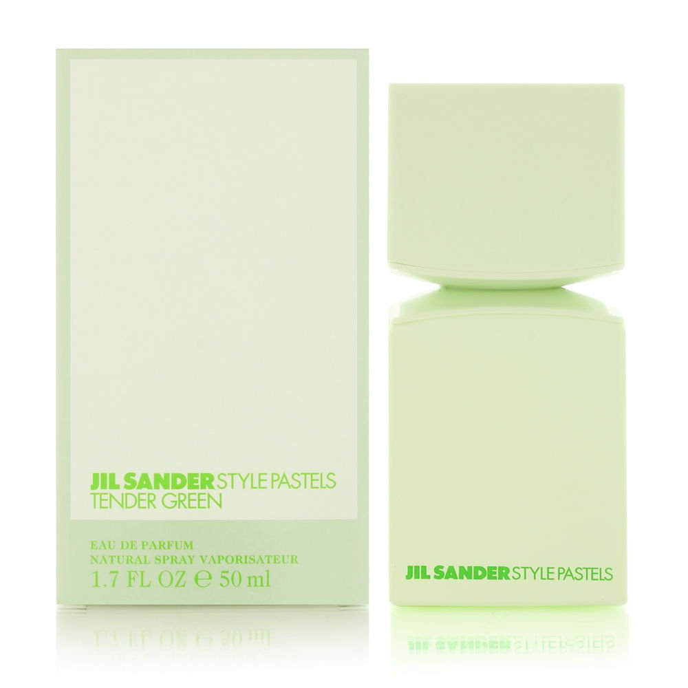 Jil Sander Style Pastels Eau De Parfum Spray for Women, Tender Green, 1.7 Ounce