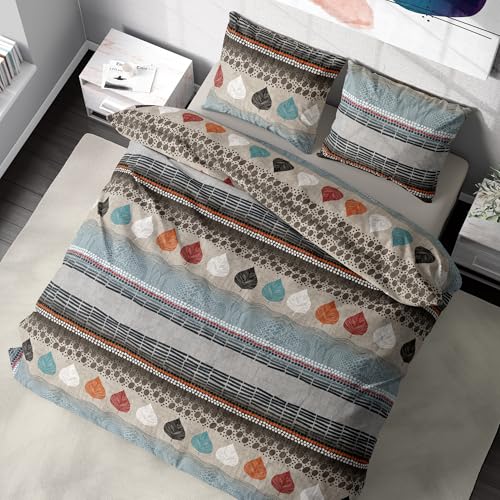 DILIOS Premium Bettwäsche 135x200 – 100% Baumwolle, ÖKO-TEX Zertifiziert, Renforcé, Atmungsaktiv & Antiallergisch, mit Reißverschluss, 2teilig...