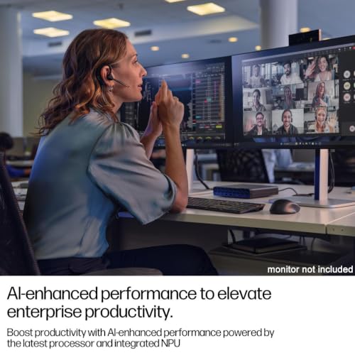 Image of HP EliteDesk 8 Mini G1i Business Desktop Computer - Intel 20-Core Ultra 7 265T VPro - 32GB DDR5-1TB SSD - MFF - DisplayPort - Thunderbolt 4 - Wi-Fi 7 - HDMI - Max to 4 Displays - AI PC - Win 11 Pro