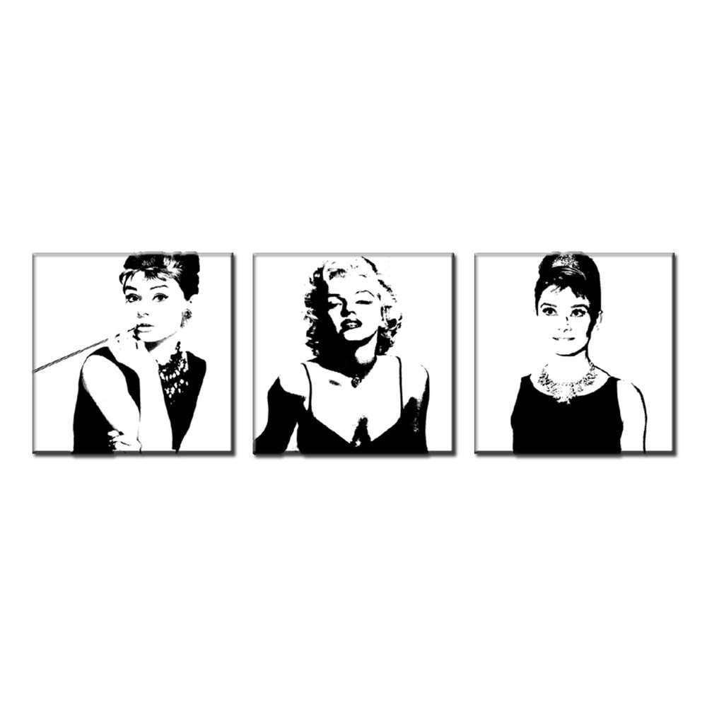 Peinture à l'huile affiche vintage portrait toile pour habiller un mur vide