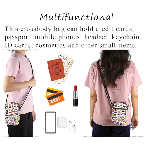 PLITI Villain Movie Inspired Gift Villain Club Gift Chillin' Like A Villain Crossbody Bag For Fans4