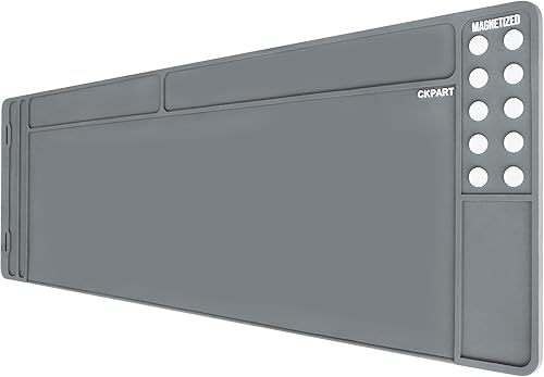 Tapete de limpieza de pistola de rifle, tapete magnético táctico de goma antideslizante, tapete de mantenimiento de armas, tapete de mantenimiento