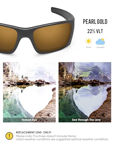 Image of BLAZERBUCK Anti-salt Polarized Replacement Lenses for Oakley Fuel Cell OO9096 Sunglass
