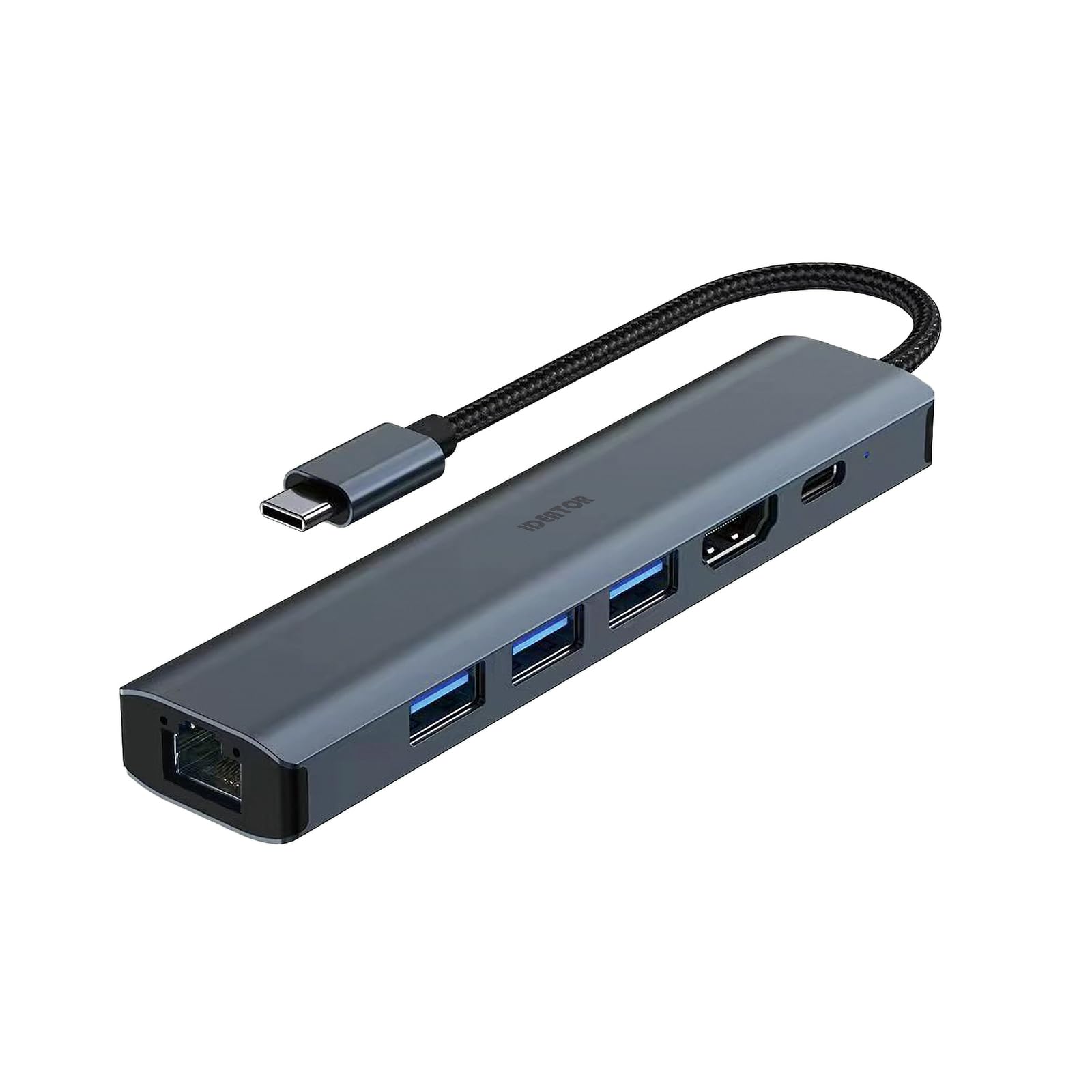 Amazon | USB C ハブ 6in1 Type-C Hub USB-C バスパワー 4K HDMI LAN