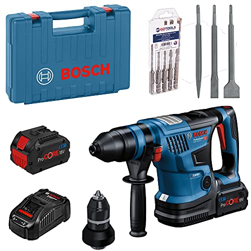 Bosch - GT Specials Akku-Bohrhammer-Set GBH 18V-34 CF + Hammerbohrer-Set 5tlg. + Meisselset 3t