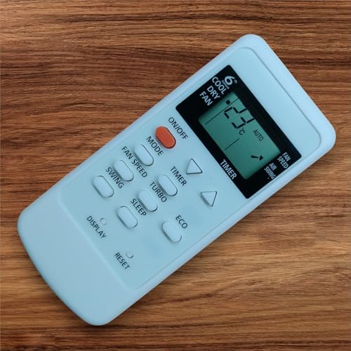 Image of Sanavya AC Remote Control - Compatible Replacement for Split & Window Air Conditioners - Replicates Genuine Remote Functions (Whirlpool 6th Sense ac Remote 135A)