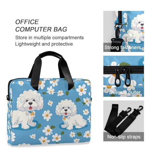 Maletín para portátil con diseño cachorro, 13-15.6 pulgadas miniatura 5