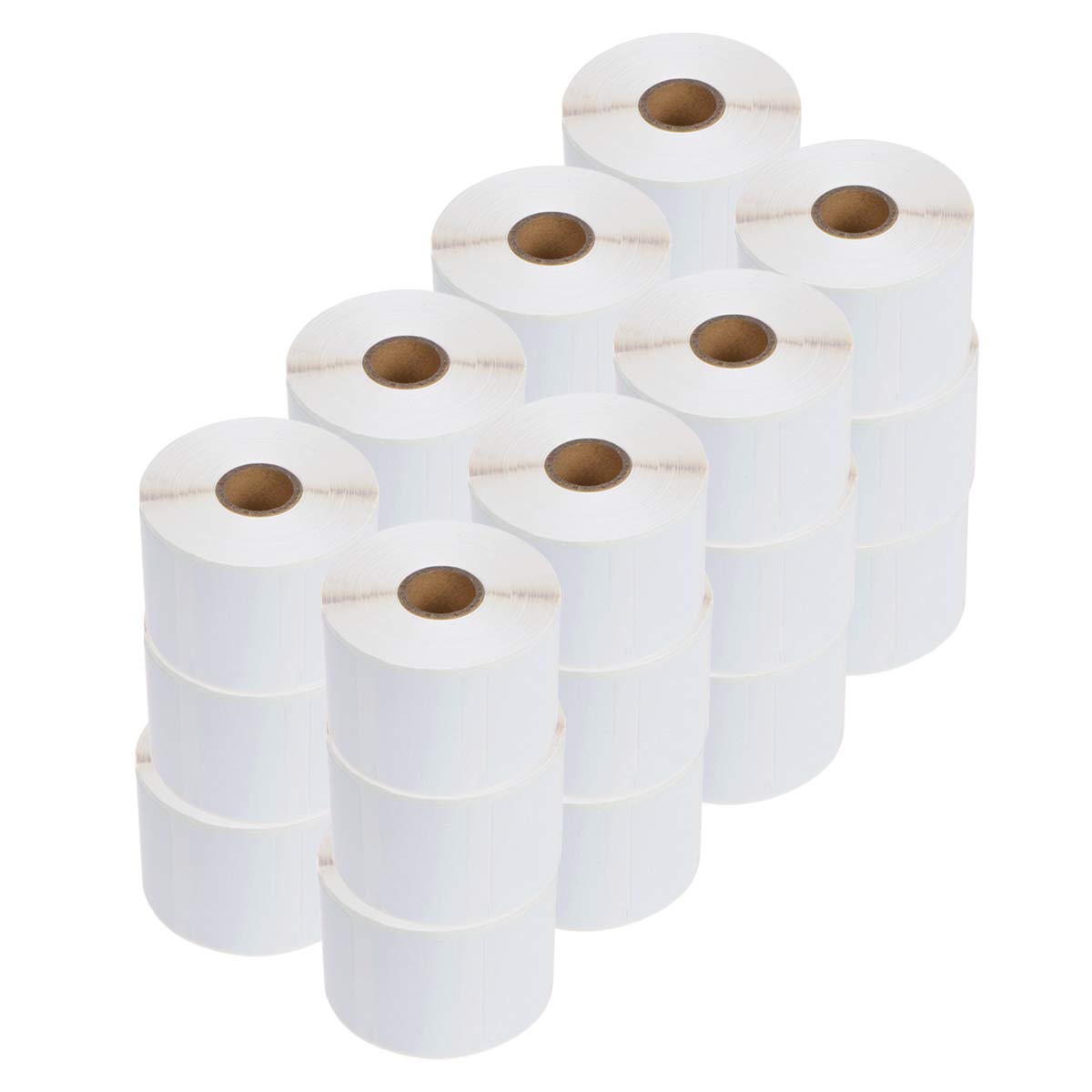 enKo Products(24 Rolls / 24000 Labels) 30334 Dymo Compatible Multipurpose Barcode (1-1/4" x 2-1/4")