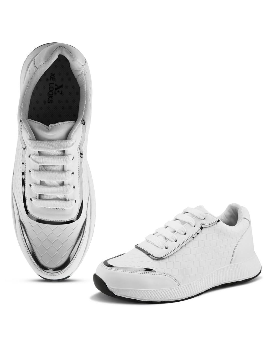 XE Looks Womens Comfortable Lace up Sneakers, Running Sports Shoes Colour White (B0CNTHK4DK) Amazon Price History, Amazon Price Tracker