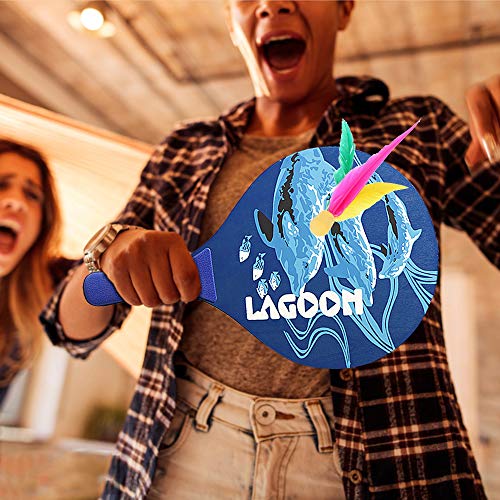 DECDEAL Raquete de badminton de críquete divertida 7MM Grande raquete de badminton Sete camadas de r