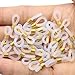 50 Pcs Transparent Hearing Aid Holder, Anti-Lost Aids Glasses Connectors for Eyeglass and Aids Users