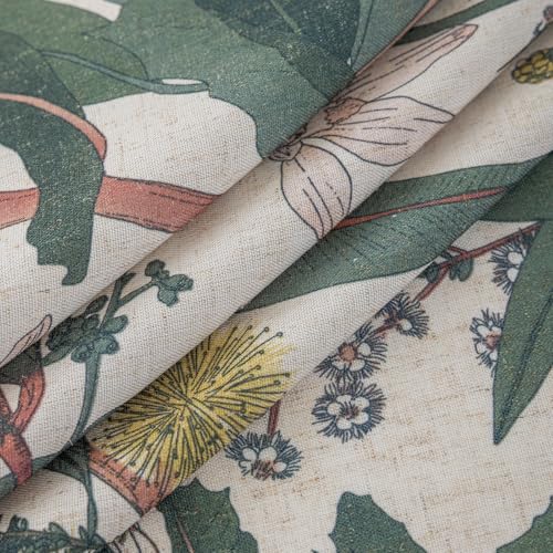 Image of ALIGOGO Patterned Curtains 90 Inches Long - Cottagecore Floral Boho Curtains for Living Room, Country Grommet Art Decor Protea Cabin Pretty Flowered Drapes for Sliding Door 2 Panels, 50 inch W x 90 inch L