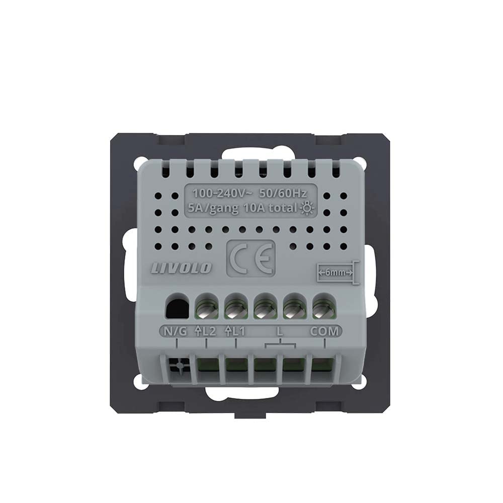 LIVOLO - Interruttore A Parete Bianco Per Luce Tattile (senza