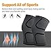 littlejian Compression Knee Sleeve,Best Knee Brace Support for Sports,Running,Jogging,Basketball,Joint Pain Relief,Arthritis and Injury Recovery&More,Men and Women(2 Piece-Large)