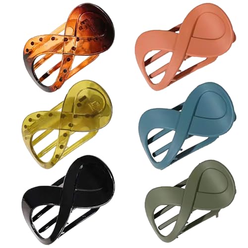 Non-Slip Hair Claws Black Hair Clips Large Hair Claw Clip Hair Clips for Thick Hair Women Hair Accessories for Women and Girls (HairclawQ) - Image 2