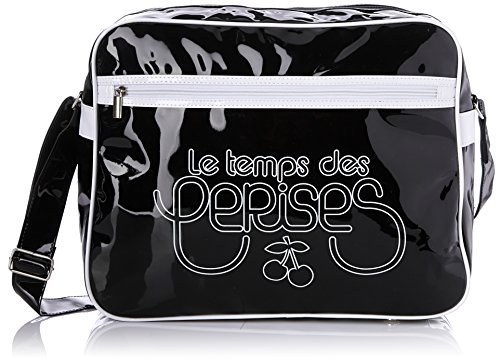 Sac Bandoulière LTC476L Le Temps des Cerises Noir et Blanc 77L