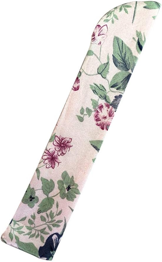 Elegant Folding Hand Fan Bag Holder Dustproof Protector Pouch for Case Cover Wed Folding Fans, Purple image 4
