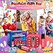 Karaoke Machine Toys for Kids Ages 3-12: Mini Portable Bluetooth Speaker with 2 Wireless Microphones LED Light Toy Easter Birthday Gifts for Boys Girls Toddlers 3 4 5 6 7 8 9 10 Year Old Boy Girl Kid