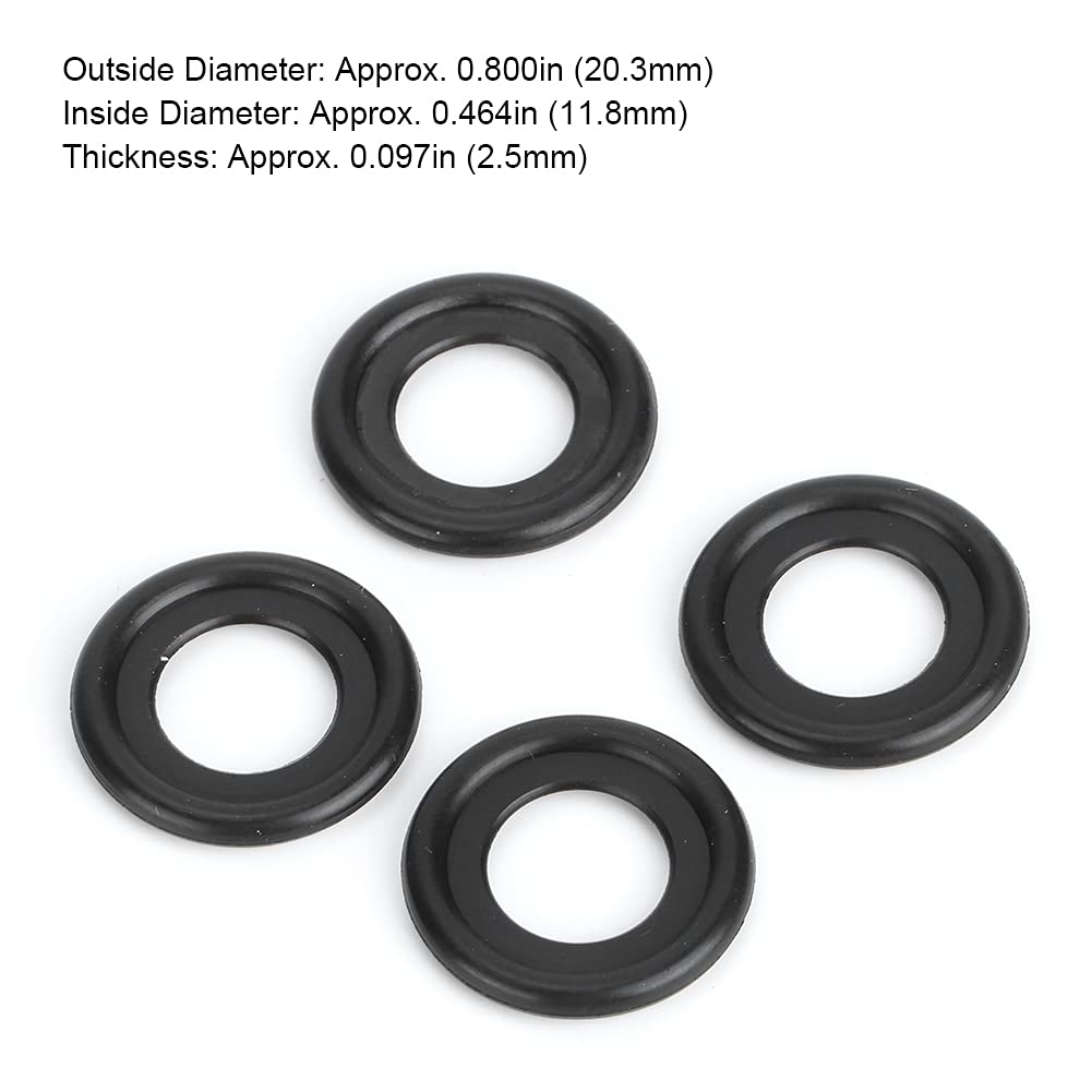 ECSiNG Lot de 20 joints de vidange d'huile 1005593 en caoutchouc 13 mm ID 22 mm OD compatible avec Focus C-MAX Cougar Explorer