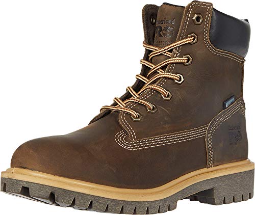 Image of Timberland PRO Men's Direct Attach 6 Inch Soft Toe Insulated Waterproof Work Boot, Marigold
