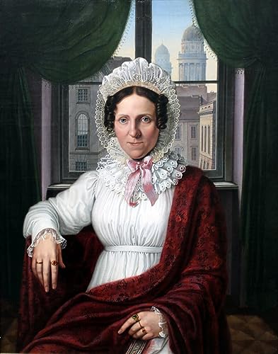 Impression d'art Portrait de Mme Luise Mila par Johann Erdmann tableau décoration murale salon 60x90
