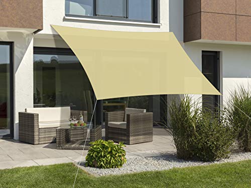 -Schirme Lanzarote 400 X 400 Cm Tenda da Sole. Unisex-Adulti Canna