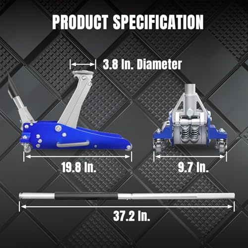 Big Red T815016L Torin Hydraulic Low Profile Aluminum And Steel Racing Floor Jack thumb #6