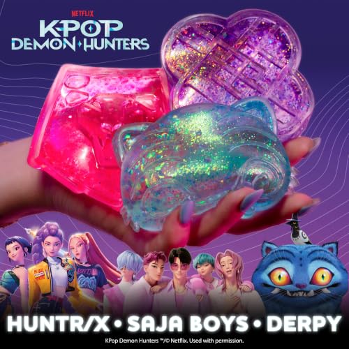 Image of Horizon Group USA Slimygloop Gelli Gels, Kpop Demon Hunters HUNTR /X