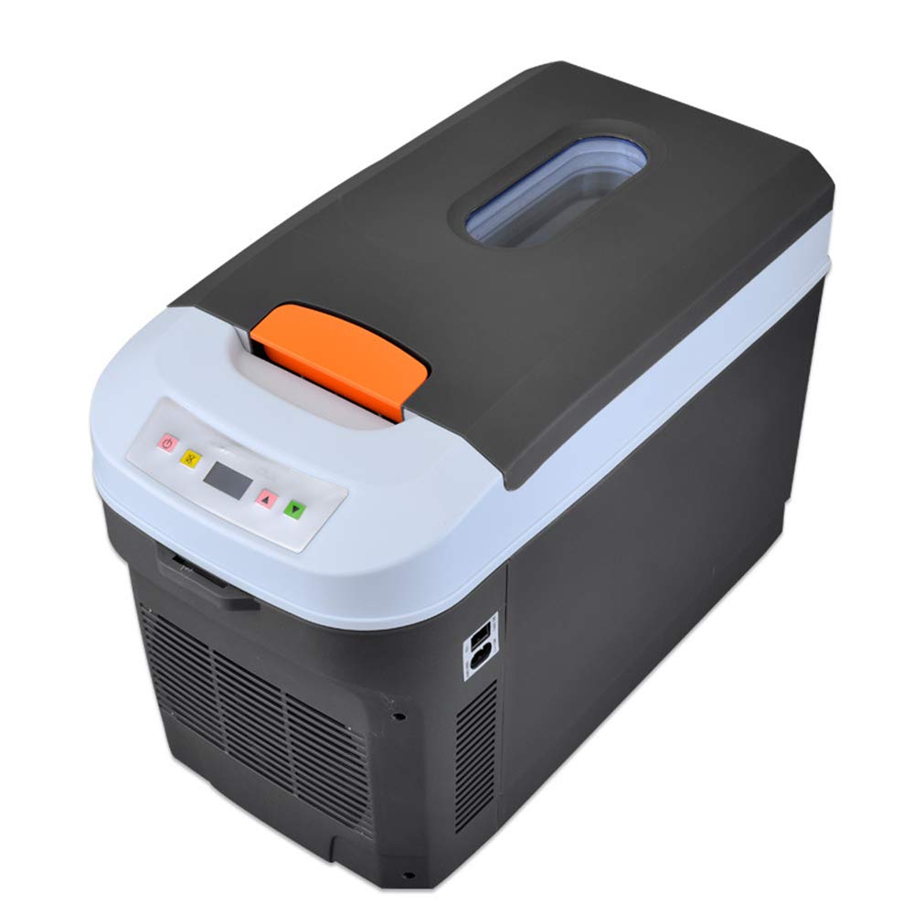 Car Frigo-25l Dual-Core Auto Famiglia Mini Frigorifero Dormitorio Ufficio di Riscaldamento E Raffreddamento Scatola di Insulina di Raffreddamento, Grigio