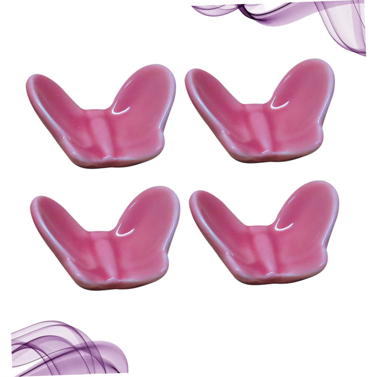 Générique Lot de 12 Supports de Baguettes, Support de Baguettes, décoration de Bureau, Support de Baguettes, céramique Rose, nécessités Quotidiennes, Support de Baguettes, Support de Baguettes