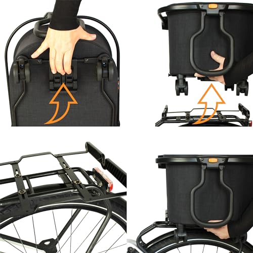 MY-DUQUE-Multi-2in1-Fahrradkorb-und-Einkaufs-Trolley-Faltbar-inklusive-Halterung-schnelles-bedienunug-Fahrradtasche-Fahrrad-Zubehoer-Abnehmbarer-Shopping-Einkaufskorb-fuer-Gepacktrager