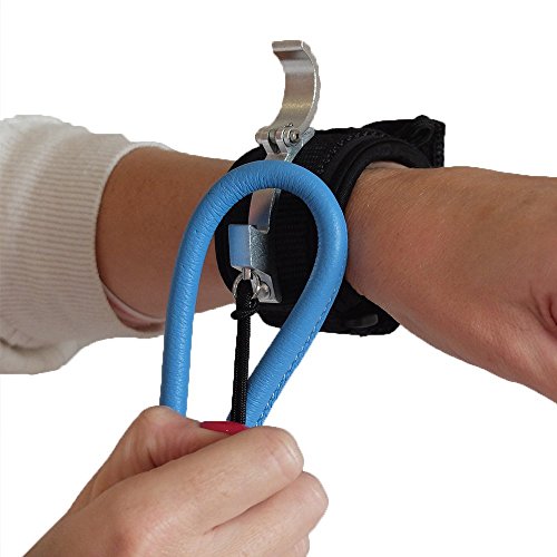 Liberty Wristband® (Black) Innovative Wristband For Dog Walking Attaches To Any Dog Leash Converting It Into A Hands Free Leash With Safety, Comfort And Control #TOP4