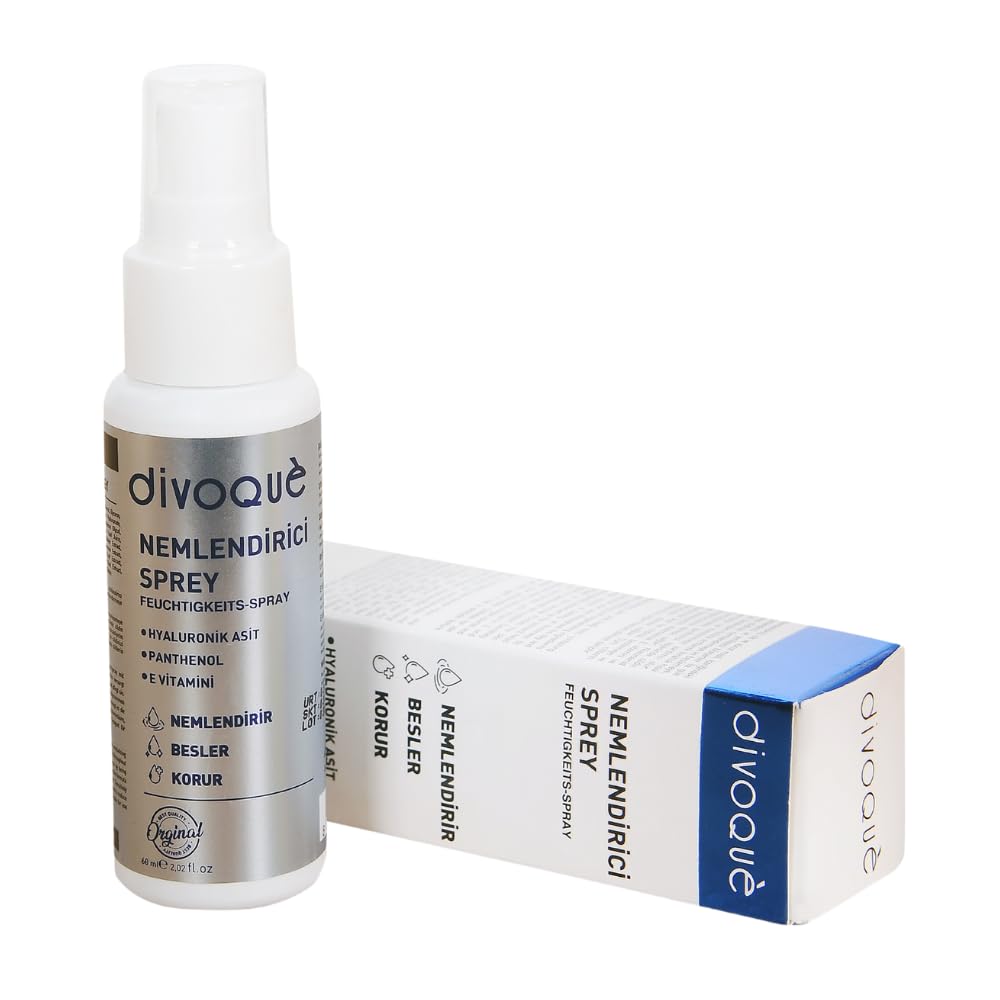 Divoque Canlandırıcı Yenileyici Nemlendirici Yüz ve Vücut Spreyi 60ML (Hyalüronik asit+Panthenol+E Vitamini)