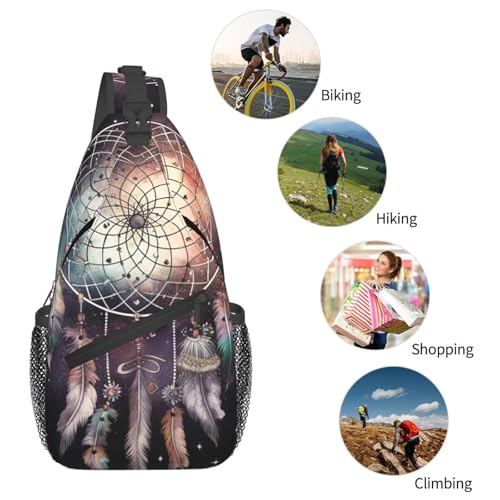 Pequeña mochila tipo crossbody para senderismo unisex miniatura 6